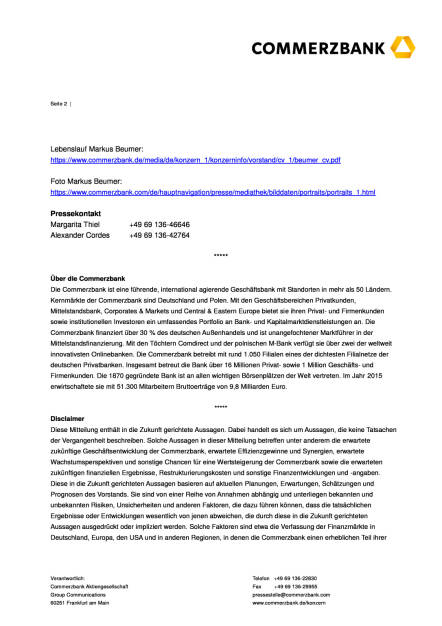 Commerzbank: Änderung im Vorstand, Seite 2/3, komplettes Dokument unter http://boerse-social.com/static/uploads/file_1860_commerzbank_anderung_im_vorstand.pdf (30.09.2016) 