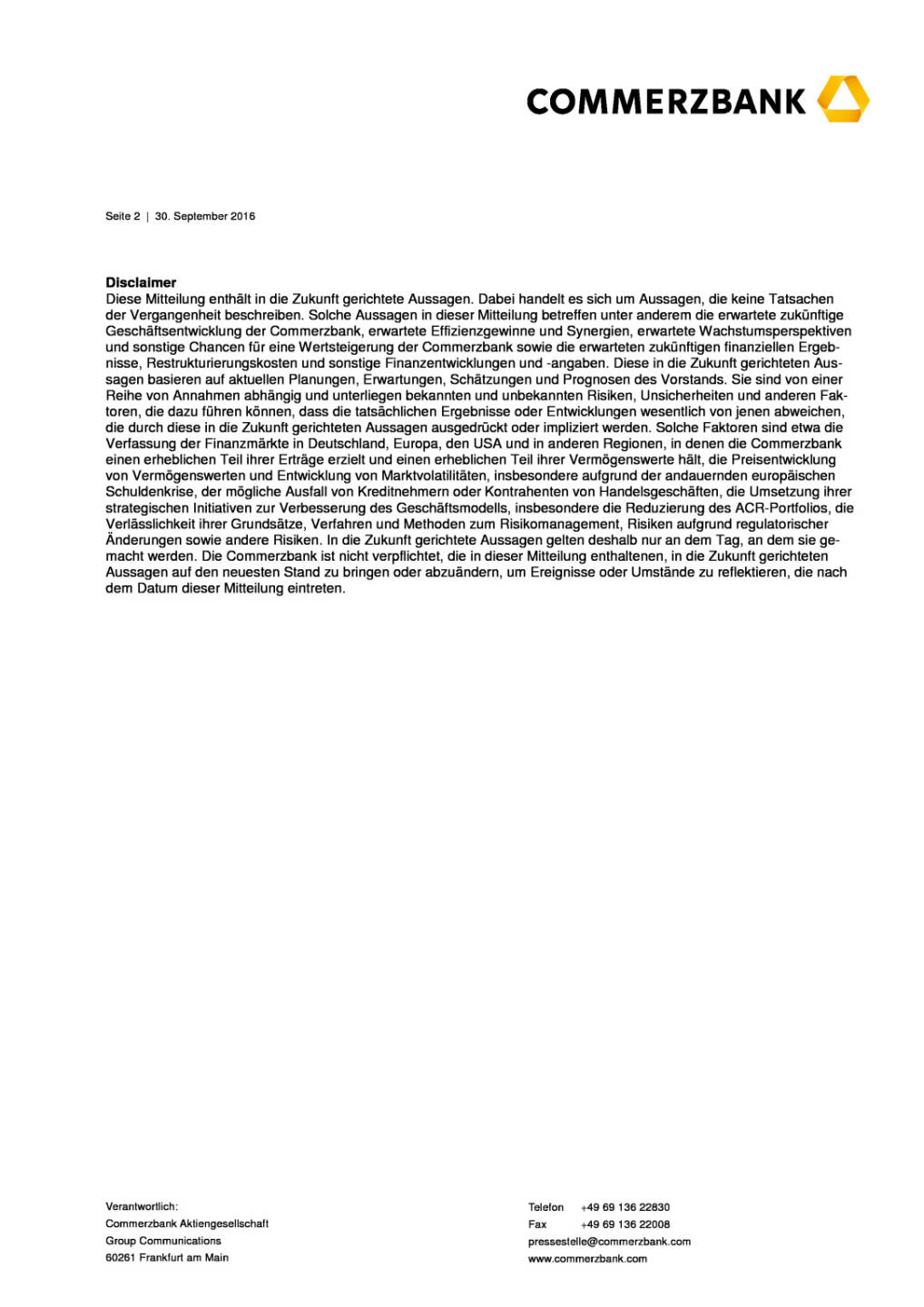 Commerzbank-Hochhaus an Samsung SRA Asset Management verkauft, Seite 2/2, komplettes Dokument unter http://boerse-social.com/static/uploads/file_1867_commerzbank-hochhaus_an_samsung_sra_asset_management_verkauft.pdf