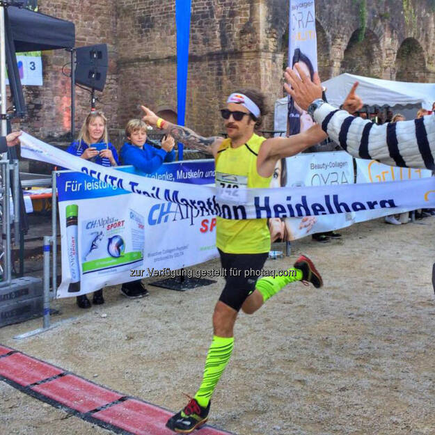 Florian Neuschwander, Zieleinlauf, Gelita Trail Marathon Heidelberg, © Florian Neuschwander (03.10.2016) 