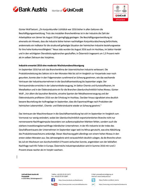 Bank Austria: Branchenüberblick, Seite 2/4, komplettes Dokument unter http://boerse-social.com/static/uploads/file_1893_bank_austria_branchenuberblick.pdf (12.10.2016) 