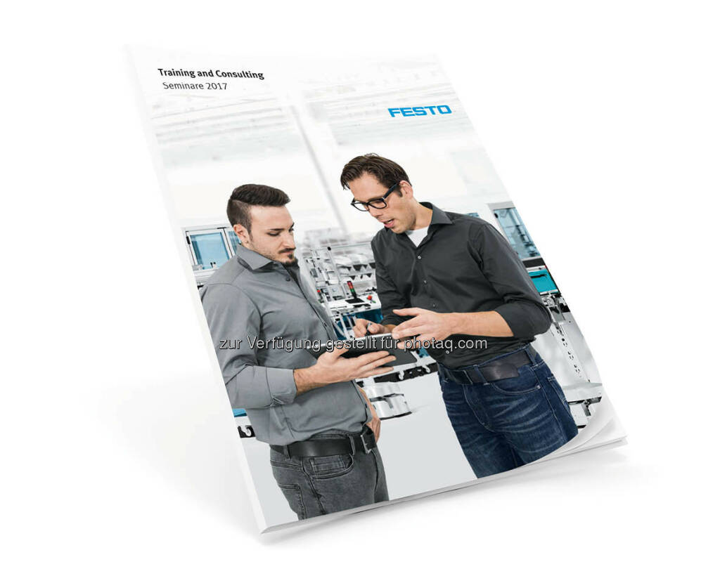 Seminarplan 2017 von Festo Training and Consulting : PI Festo Training and Consulting: Kompetenzen für die Fertigung der Zukunft : Fotocredit: Festo, © Aussender (17.10.2016) 