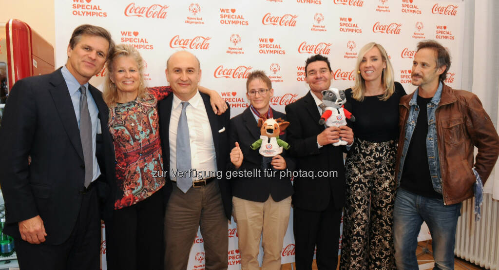 Timothy Shriver, Potter, Ali Rahimi, Johanna Pramstaller, Jochen Hugmann, Nadja Bernhard, Michael Ostrowski, © Coca-Cola/andibruckner.com (18.10.2016) 