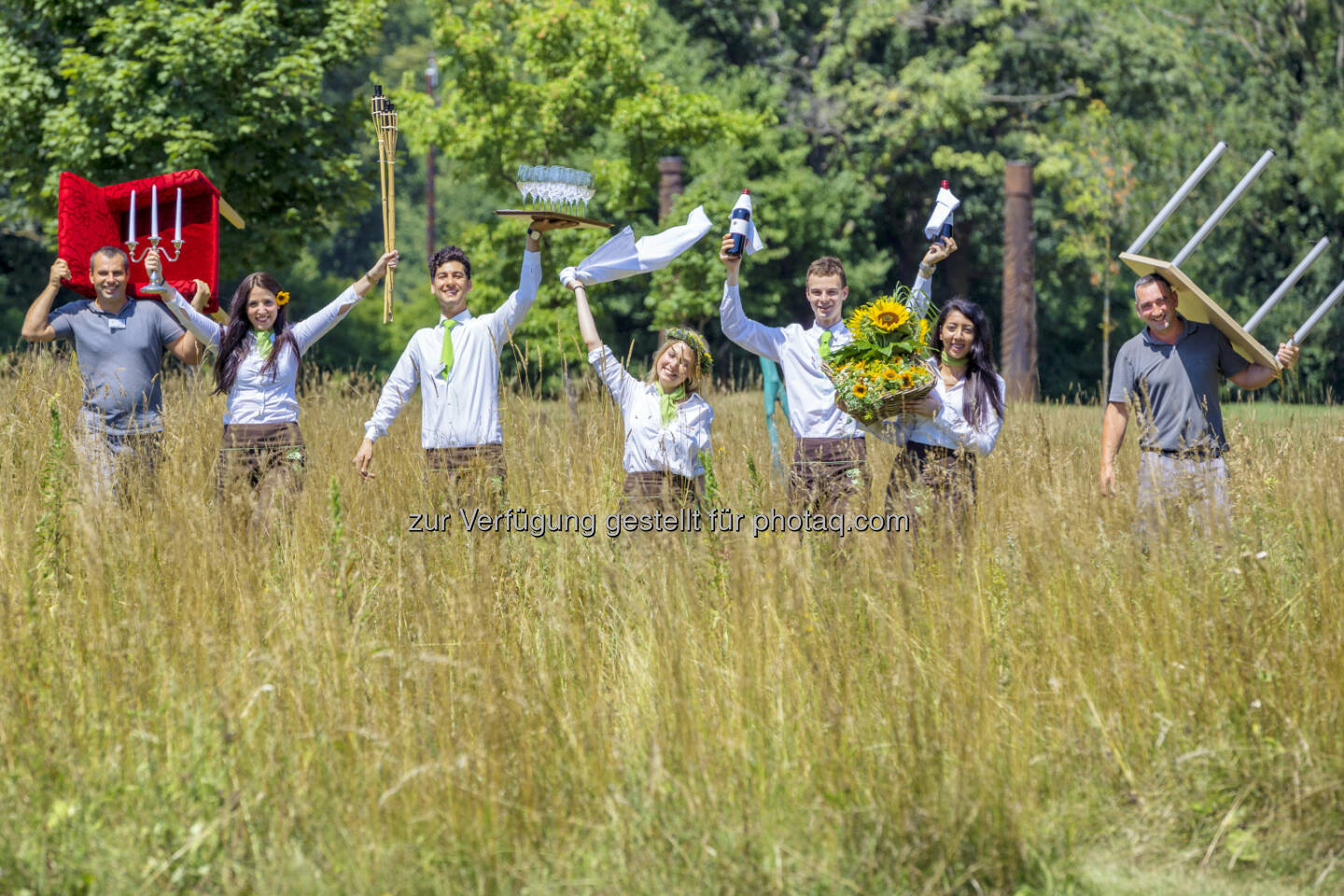 Mitarbeiter des Seminar- und Eventhotels Krainerhütte : Lehrlingsprojekt überzeugt junge Besucher von Ausbildungsqualität, Arbeitsklima und Karrierechancen beim Tag der offenen Türe : Fotocredit: Lois Lammerhuber