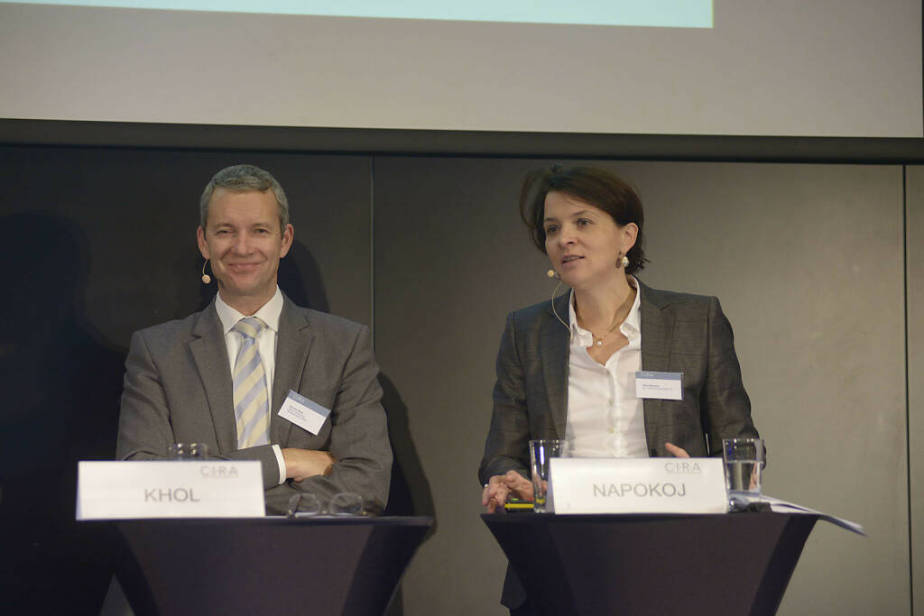 Florian Khol (Binder Grösswang), Elke Napokoj (bpv Hügel), © C.I.R.A./APA-Fotoservice/Bargad Fotograf/in: Nadine Bargad (23.10.2016) 