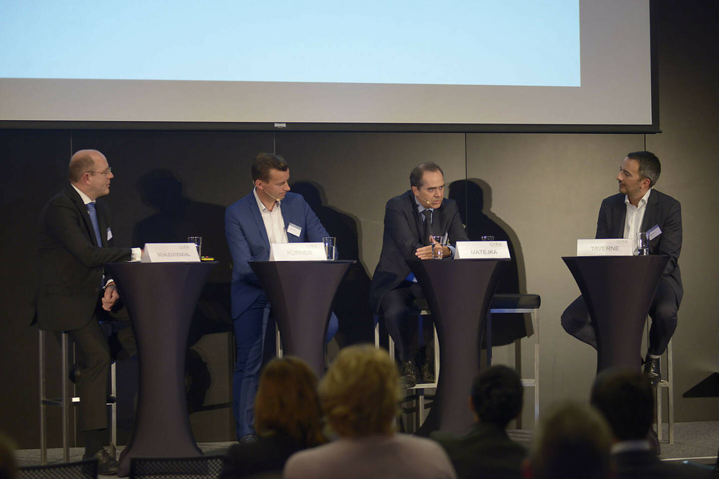 Götz Schlegtendal (Kirchhoff Consult AG), Gerhard Kürner (Lunik 2), Wolfgang Matejka (Matejka & Partner Asset Management GmbH), Manuel Taverne (FACC AG / C.I.R.A.)