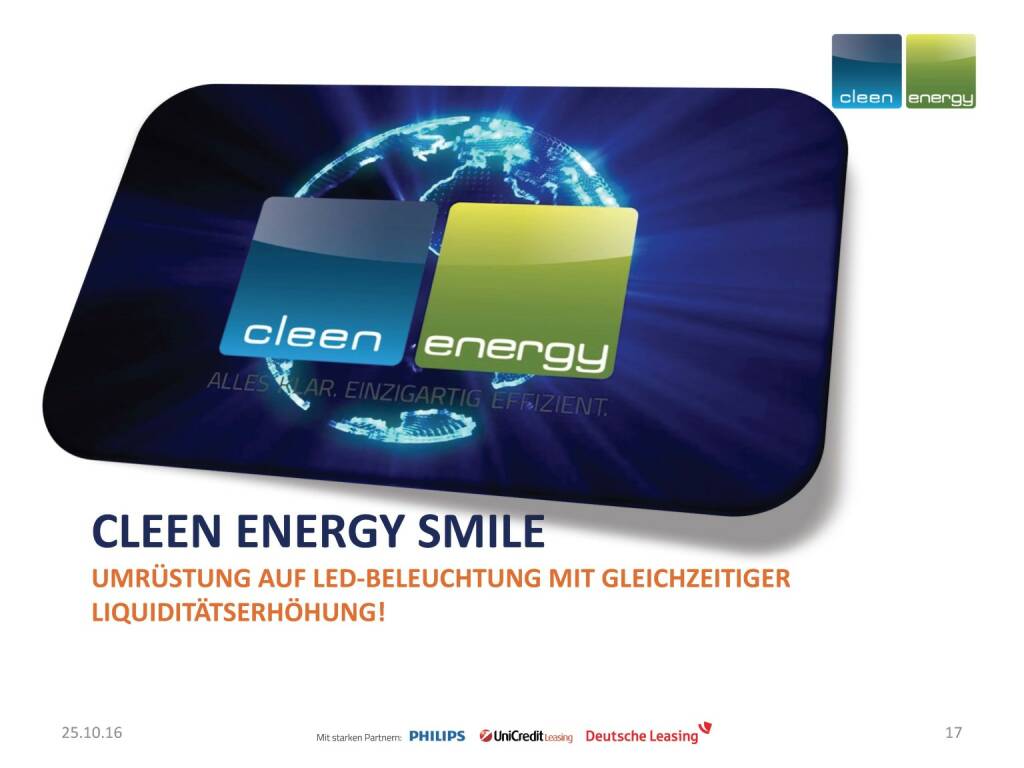 Cleen Energy - Smile (25.10.2016) 