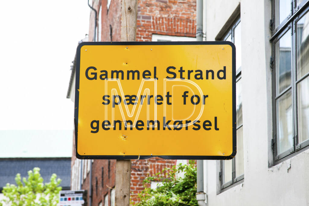 Strassenschild Malmö, Gammel Strand, © Martina Draper (30.04.2013) 