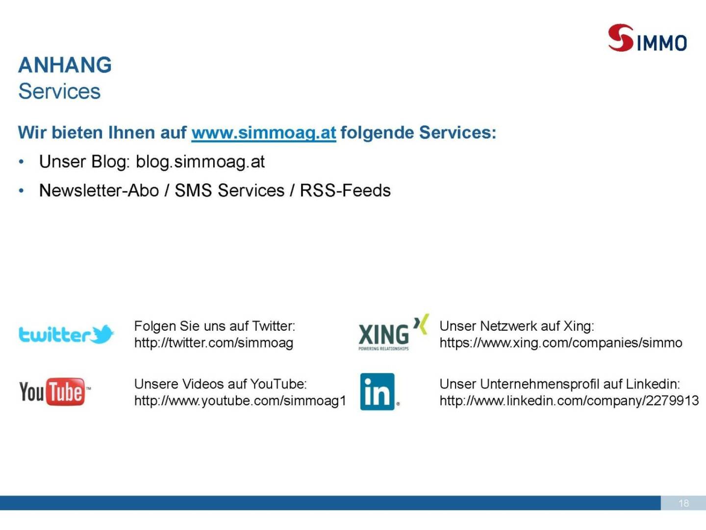 S Immo - Services