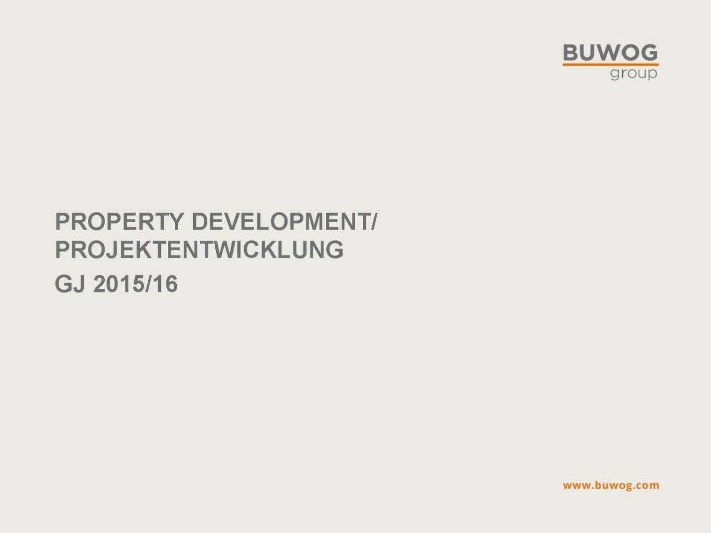 Buwog Group - Property Development