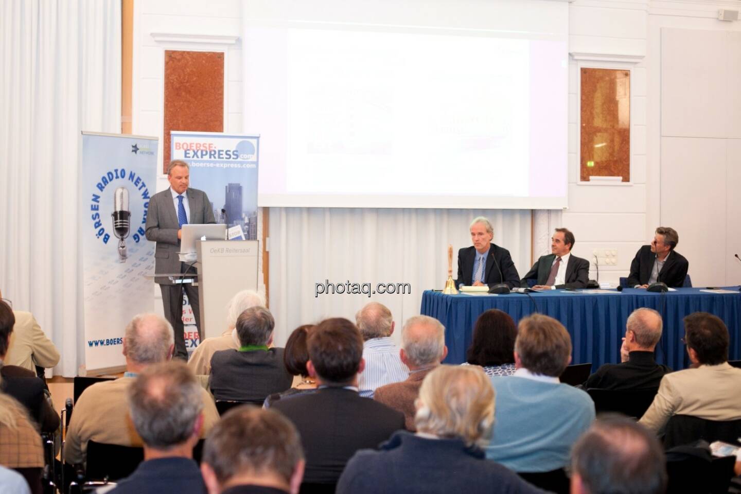 Andreas Feuerstein (S Immo), Christian Drastil (BSN), Wolfgang Matejka (Matejka & Partner), Robert Gillinger (Börse Express)