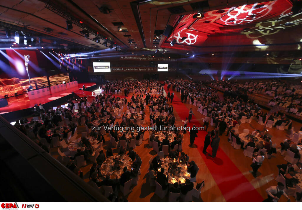 Lotterien Gala Nacht des Sports Photo: GEPA pictures/ Hans Oberlaender (28.10.2016) 