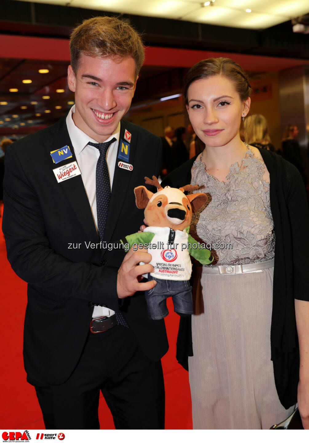 Andreas Onea (AUT) and his girlfriend Photo: GEPA pictures/ Walter Luger