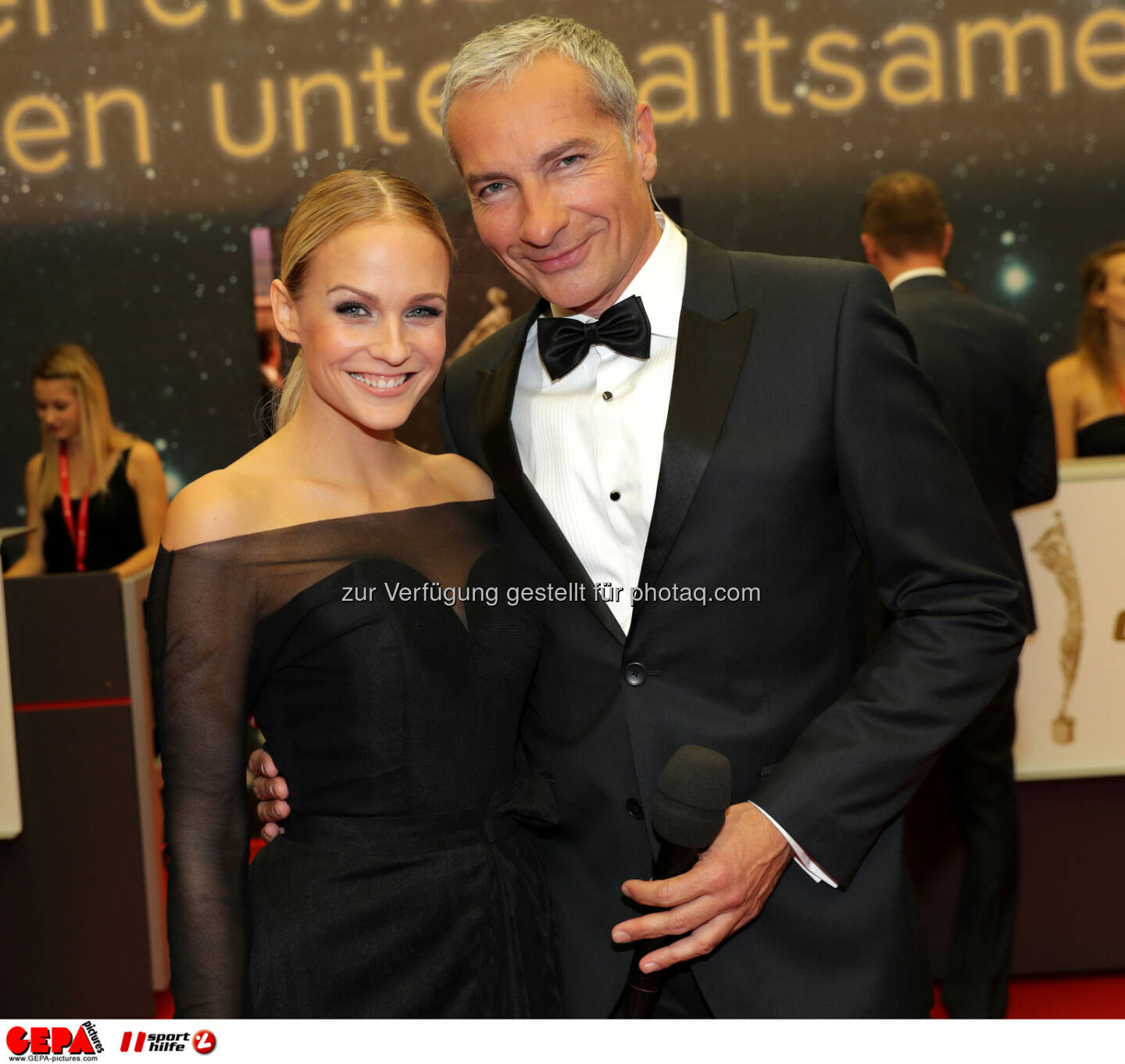 Mirjam Weichselbraun and Rainer Pariasek Photo: GEPA pictures/ Walter Luger