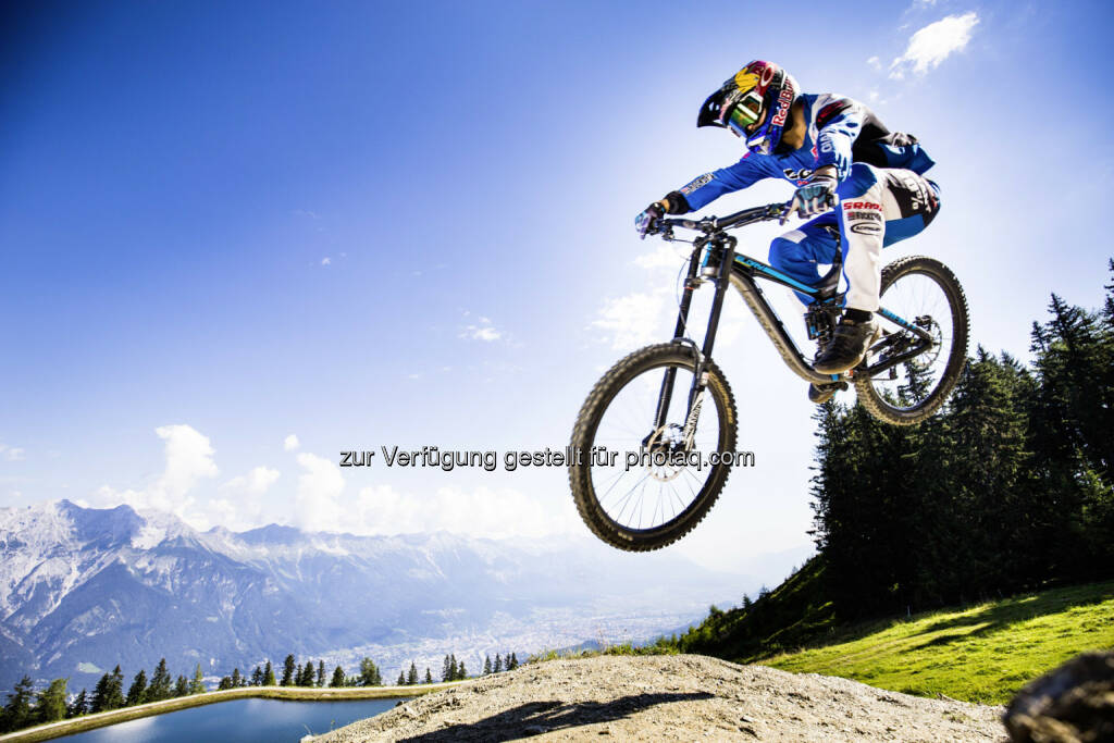 Marcelo Gutiérrez (Pro Downhill MTB Rider, Manizales, Kolumbien) : Crankworx kommt von 21. bis 25. Juni 2017 erstmals nach Innsbruck : Fotocredit: Innsbruck Tourismus/Tom Bause - bause.at, © Aussendung (28.10.2016) 