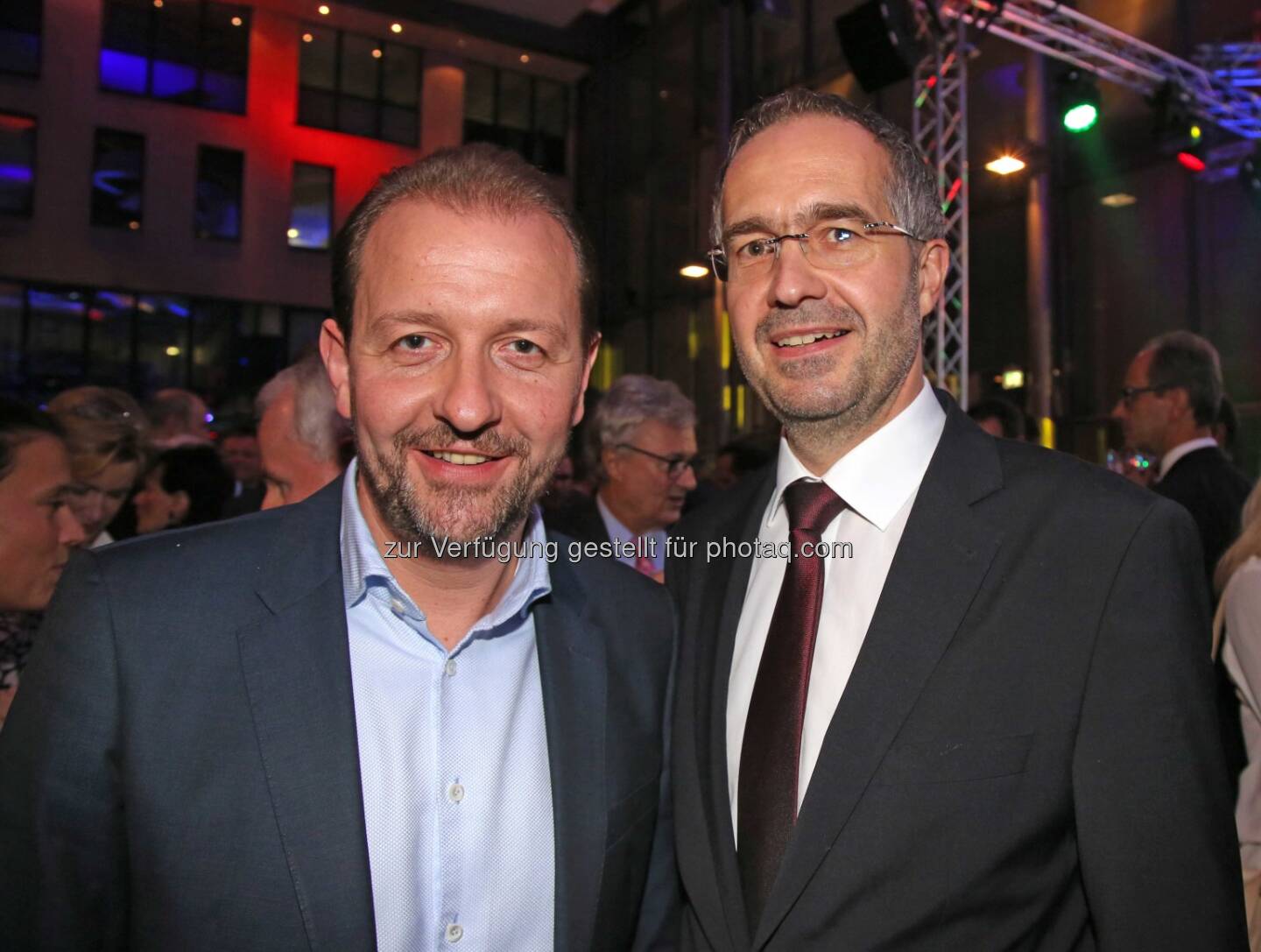 Bernhard Baier (Vize-Bgm. Linz), Gerald Hackl (Vivatis-Chef)