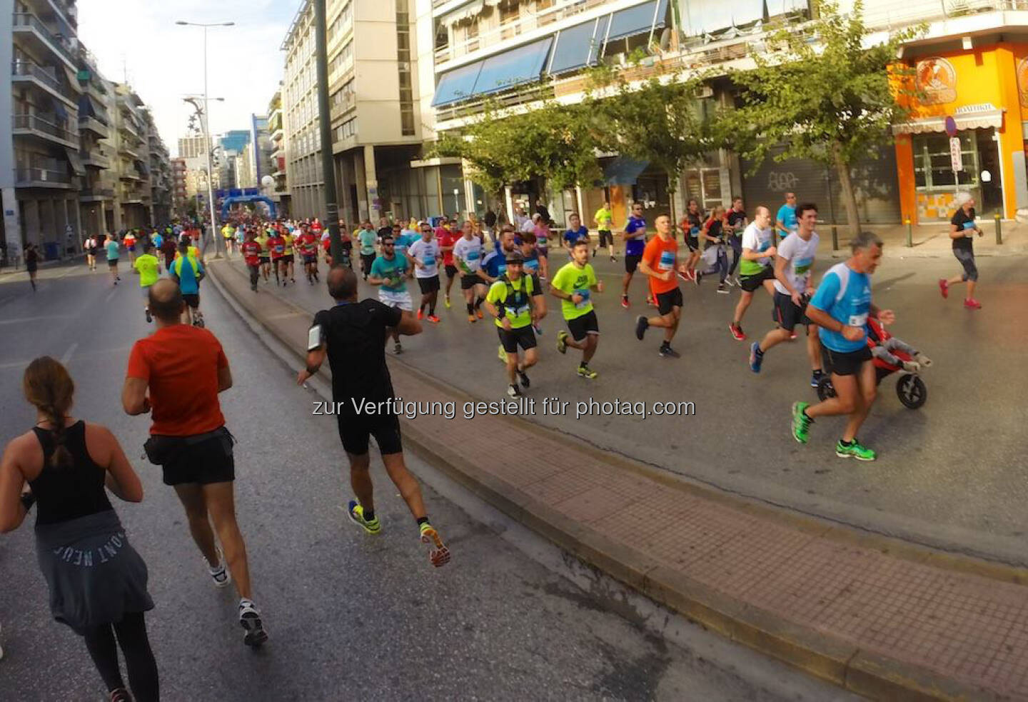 Athen Marathon, laufen