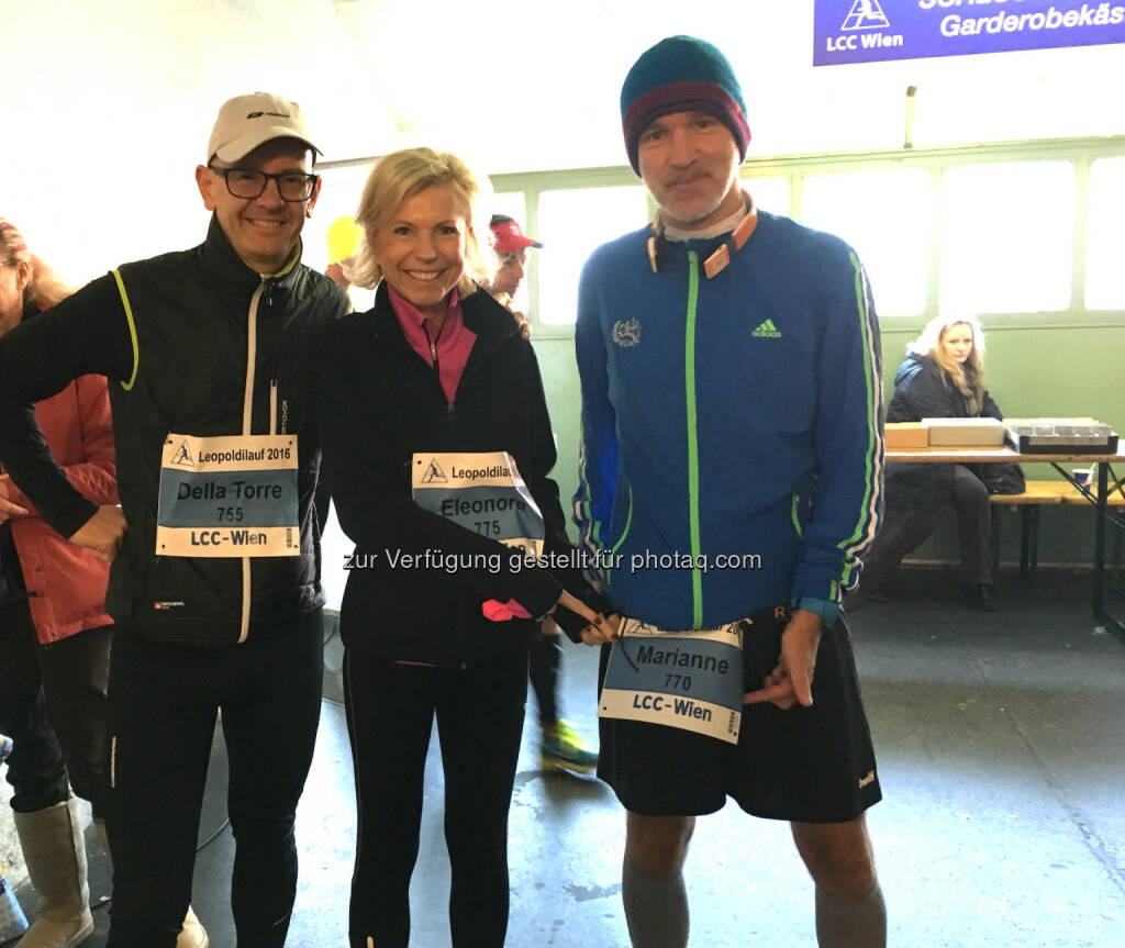 RCB: Klaus Della-Torre, Eleonore Leder, Marianne Kögel (mit deren Startnummer ich unterwegs war) (13.11.2016) 