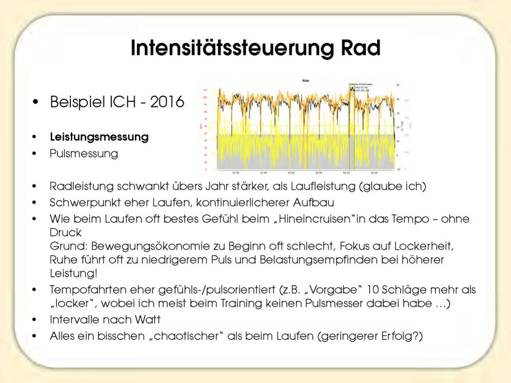 Intensitätssteuerung Rad - Sandrina Illes (15.11.2016) 