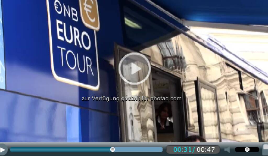 OeNB: Start der Euro-Info-Tour 2013 - http://www.oenb.at/euro-bus (06.05.2013) 