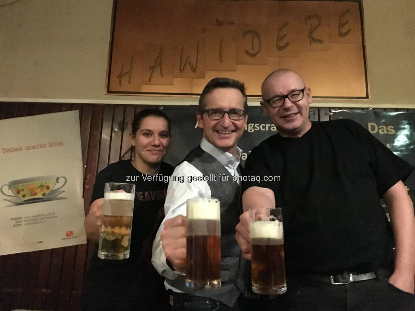 Die drei Macher des Domrep Pils - Krammer-Windisch Gastronomiebetriebsges.m.b.H.: Erfolg für Österreichs Brauer in Brüssel (Fotograf:Adalbert Windisch)