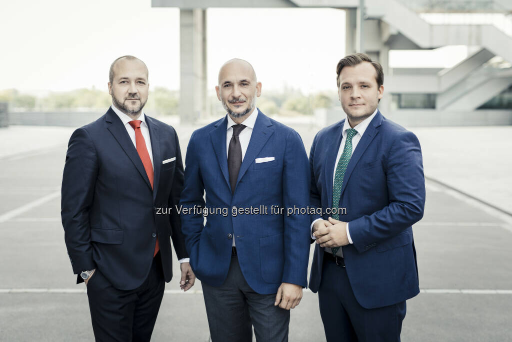 Tino Wieser (CFO), Marc Wieser (CEO) und Luca Wieser (CTO): Palmers Textil AG: Ein Jahr Palmers Neu: Positive Bilanz und neue Pläne (C) Lukas Lorenz, © Aussender (24.11.2016) 