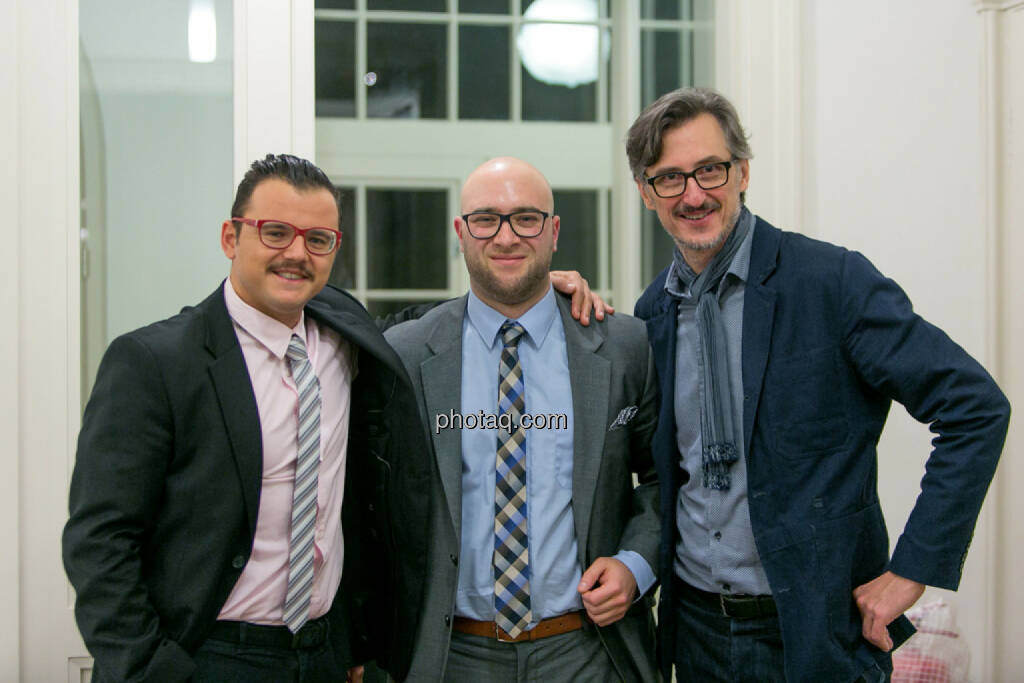Freunde Michael Plos (BSN), Sebastian Leben (BRN), Josef Chladek (BSN), © Martina Draper/photaq (27.11.2016) 