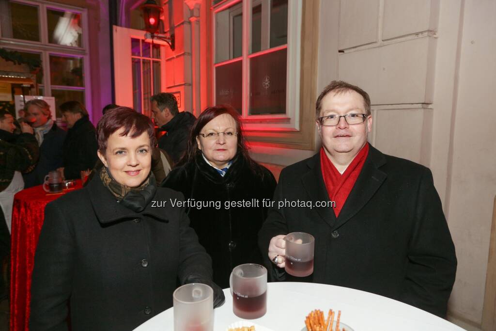 Yvette Rosinger, Gregor Rosinger - Wiener Börse Punsch 2016, © Wiener Börse AG/APA-Fotoservice/Tanzer (02.12.2016) 