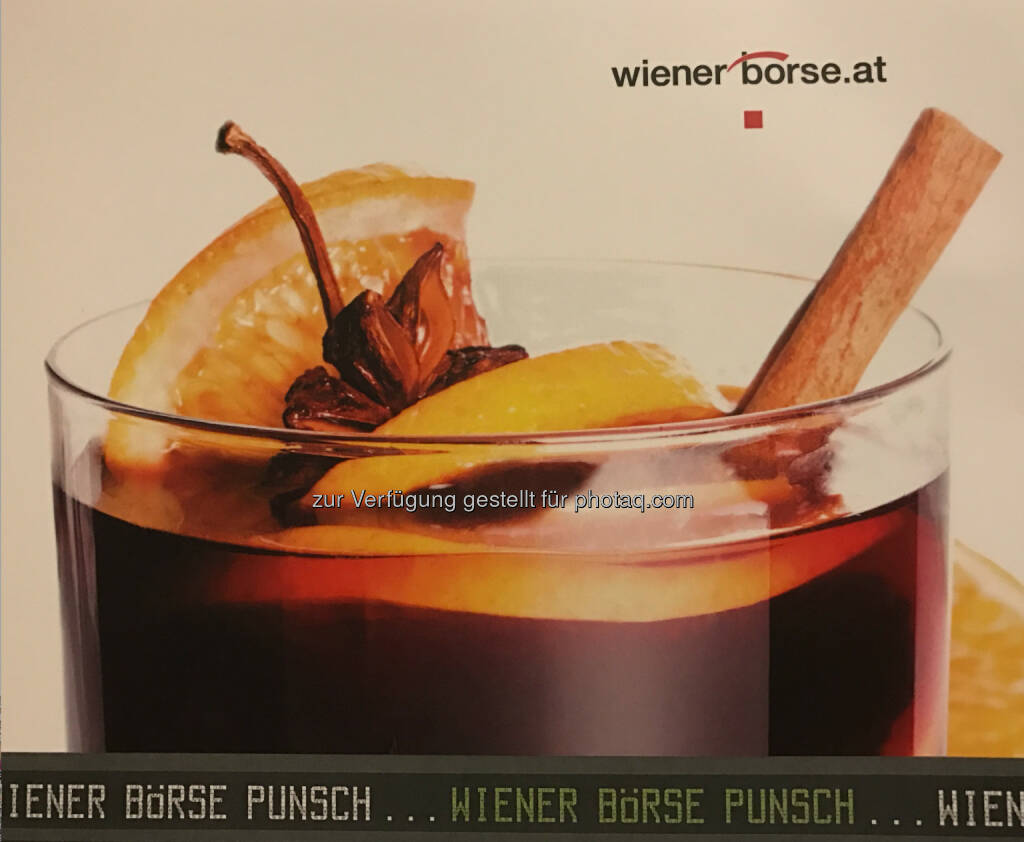 Einladung Wiener Börse Punsch (c) Wiener Börse, © Wiener Börse AG/APA-Fotoservice/Tanzer (04.12.2016)