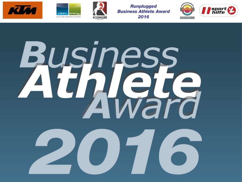 Business Athelete Award 2016 (06.12.2016) 