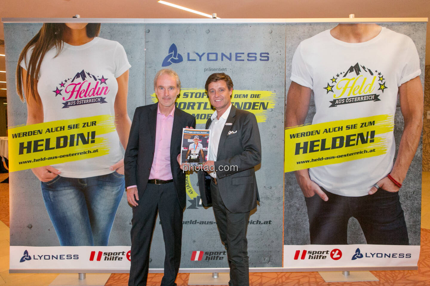 Christian Drastil (BSN), Harald Bauer (Österreichische Sporthilfe)