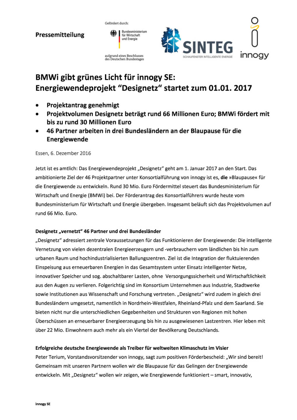 BMWi gibt grünes Licht für innogy SE, Seite 1/3, komplettes Dokument unter http://boerse-social.com/static/uploads/file_2006_bmwi_gibt_grünes_licht_für_innogy_se.pdf