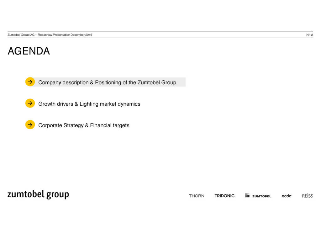 Zumtobel Agenda (07.12.2016) 