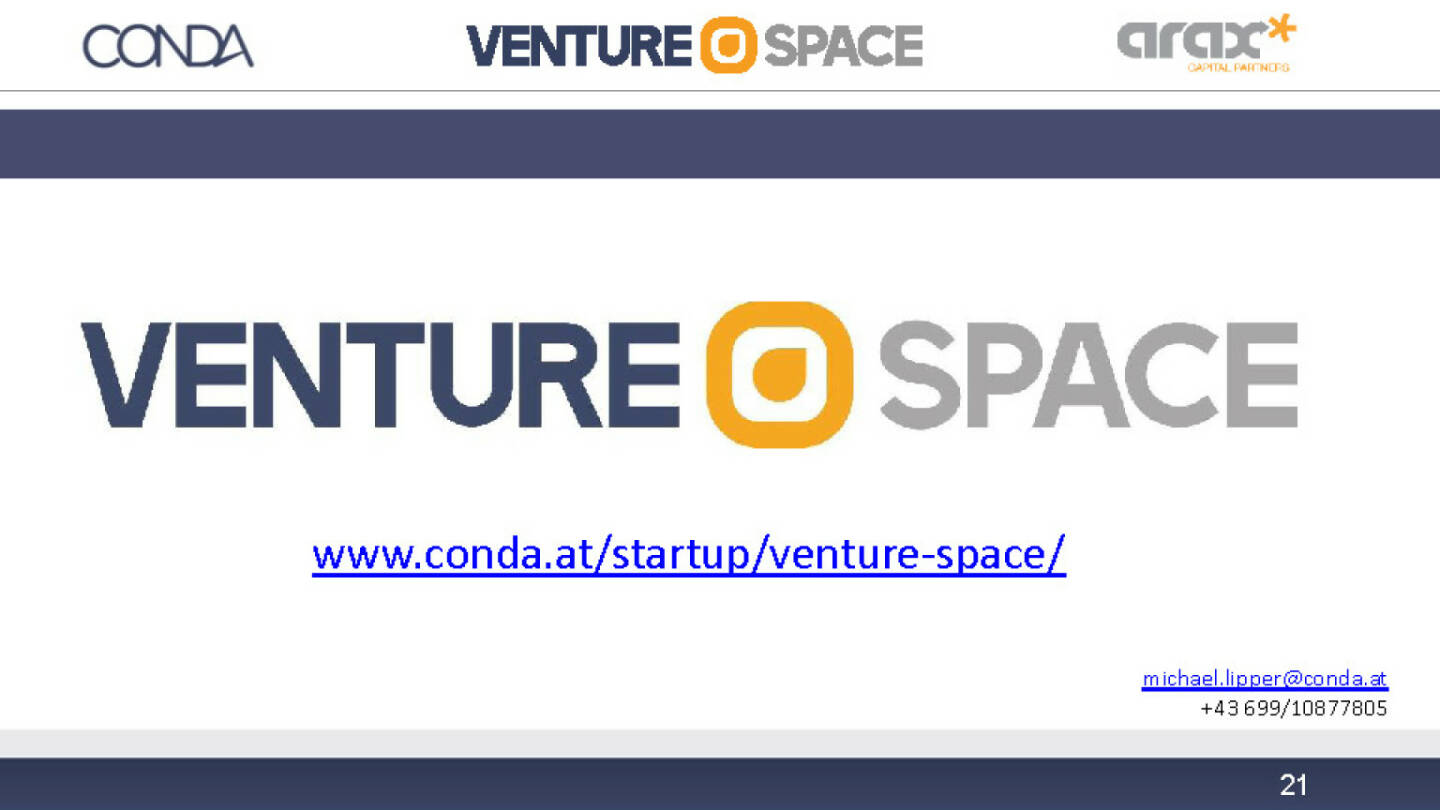 Conda Venture Space Kontakt