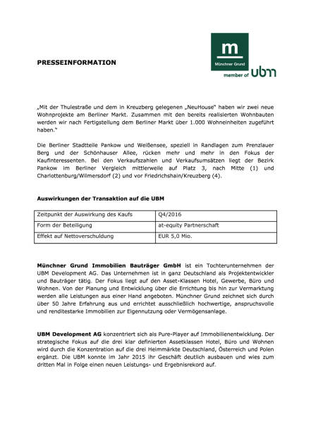 UBM Tochter Münchner Grund kauft Baugrundstücke in Berlin Pankow, Seite 2/3, komplettes Dokument unter http://boerse-social.com/static/uploads/file_2020_ubm_tochter_kauft_grundstuecke_in_berlin.pdf (15.12.2016) 