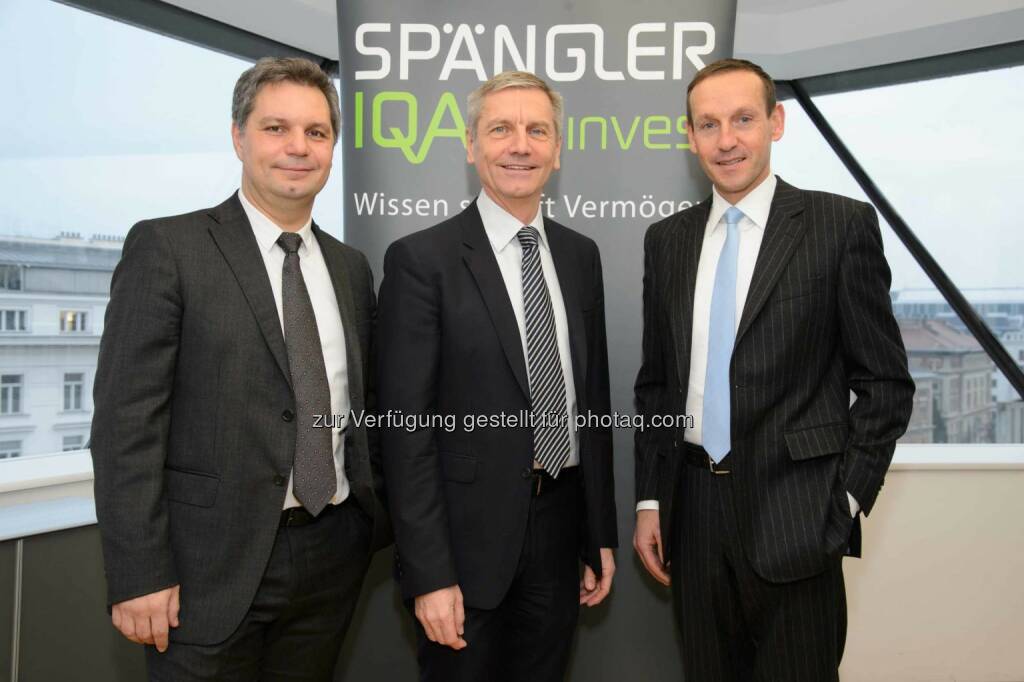 Thomas Steinberger, CIO, Josef Zechner und Markus Ploner (alle Spängler Iqam Invest): Spänger-Iqam: Pressekonferenz zum Marktausblick 2017 (C) Spängler Iqam Invest, © Aussender (15.12.2016) 