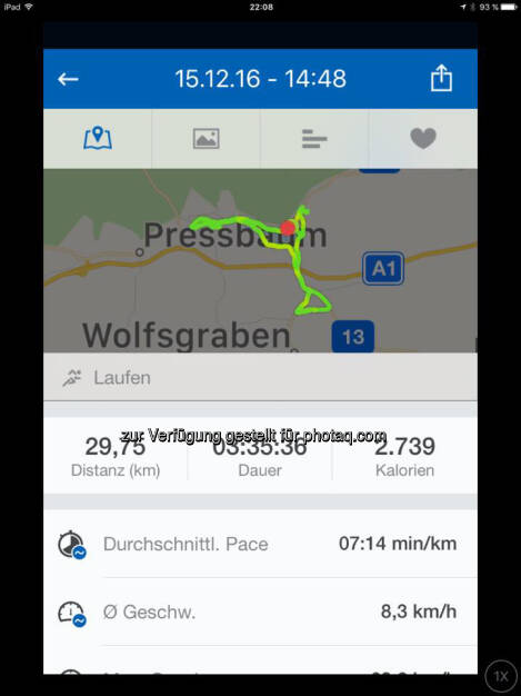 Runtastic Map (16.12.2016) 