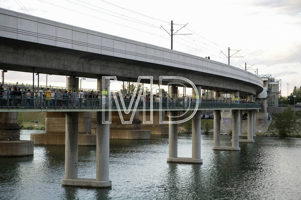 Brücke Neue Donau, Wien, © Martina Draper (15.12.2012) 