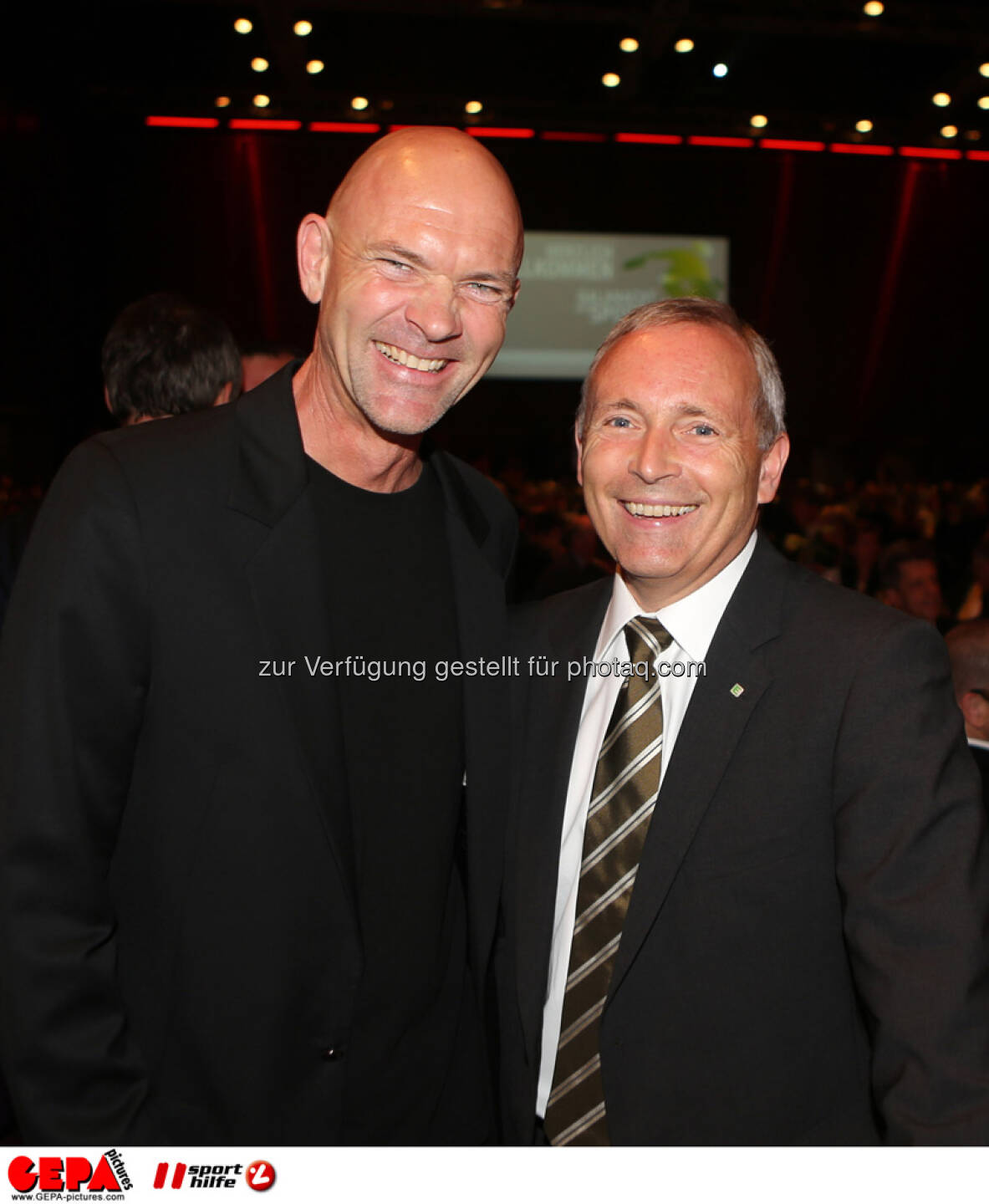 Buergermeister Juergen Winter (Schladming) und Praesident Christian Purrer (ASVOE Steiermark), Foto: GEPA pictures/ Markus Oberlaender