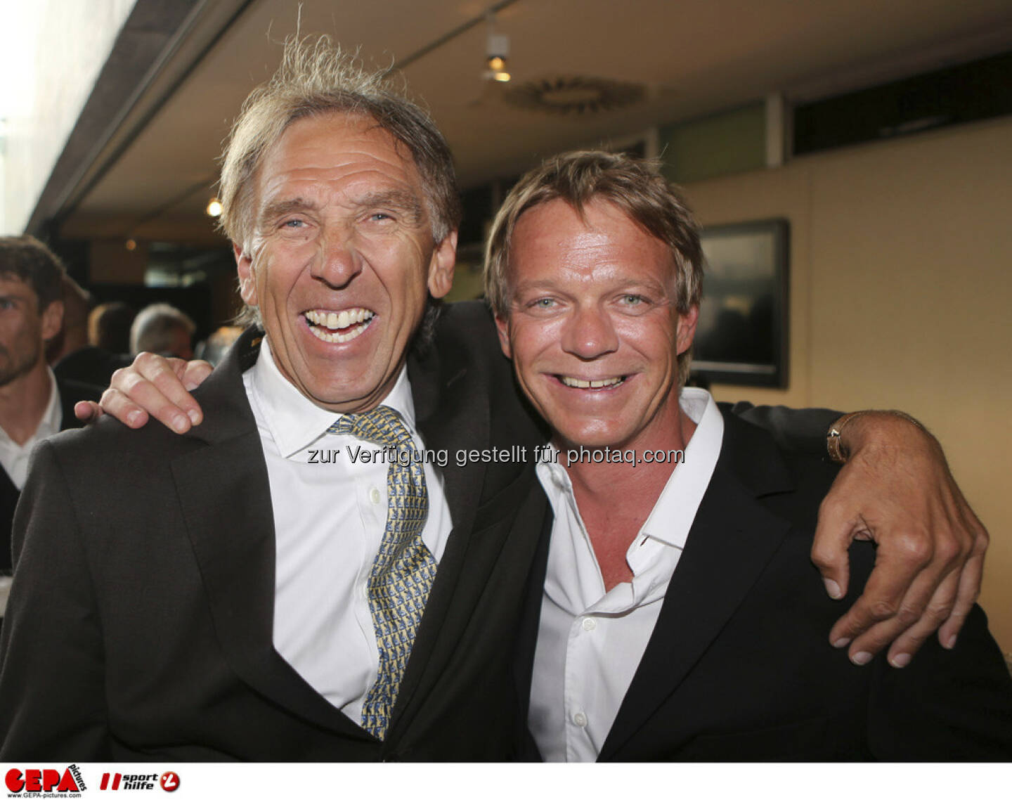 Helmut Mitter und Trainer Michael Pircher (OESV), Foto: GEPA pictures/ Markus Oberlaender