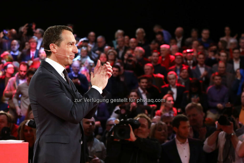 Rede von Christian Kern (SPÖ) in der Messehalle in Wels (Bild: SPÖ), © SPÖ Presse und Kommunikation (13.01.2017) 