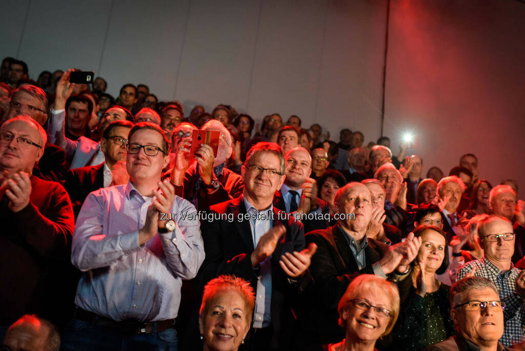 Rede von Christian Kern (SPÖ) in der Messehalle in Wels, Publikum (Bild: SPÖ), © SPÖ Presse und Kommunikation (13.01.2017) 