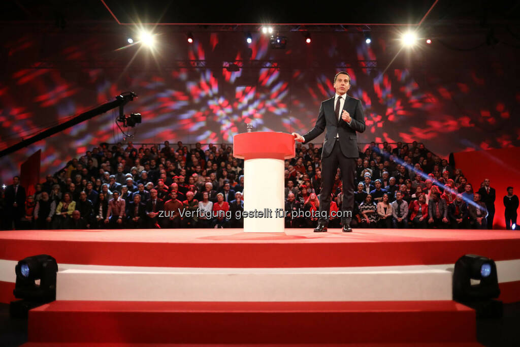 Rede von Christian Kern (SPÖ) in der Messehalle in Wels (Bild: SPÖ), © SPÖ Presse und Kommunikation (13.01.2017) 