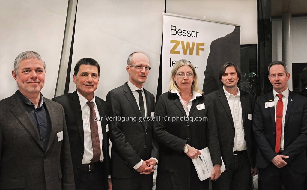 Christian Grafl, Roman Leitner, Stephan Mühlbacher, Eva Marek, Nikolaus Tsekas, Klaus Kornherr: Linde Verlag Ges.m.b.H.: Zweites ZWF-Get-Together diskutiert Freiheitsstrafe für Wirtschaftskriminelle (C) Linde, © Aussender (16.01.2017) 