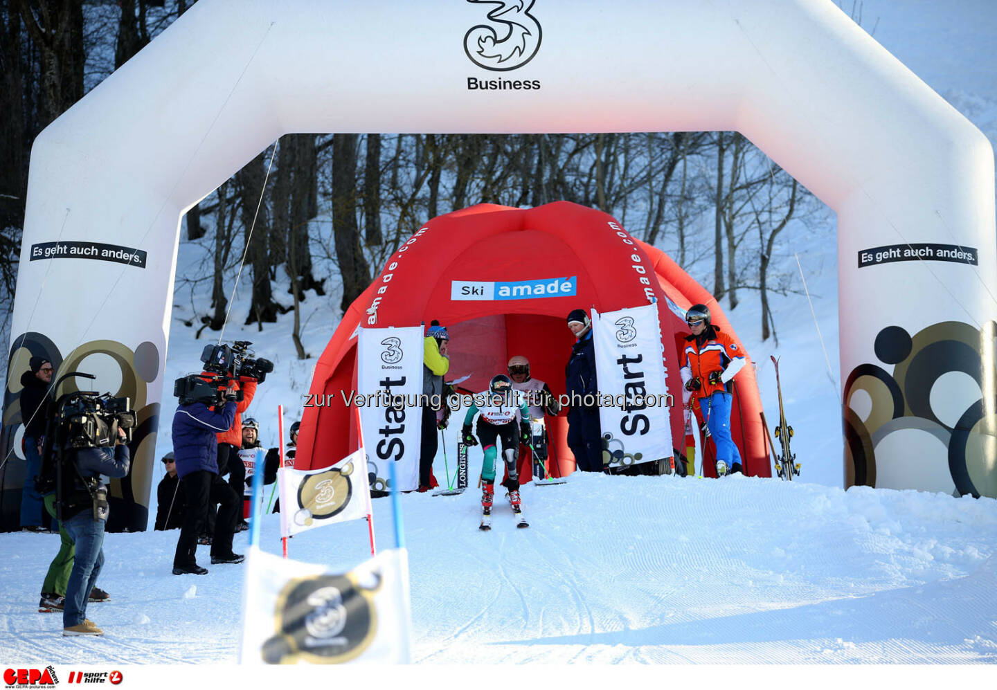 Ski for Gold Charity Race. Image shows Heather Mills. Photo: GEPA pictures/ Daniel Goetzhaber