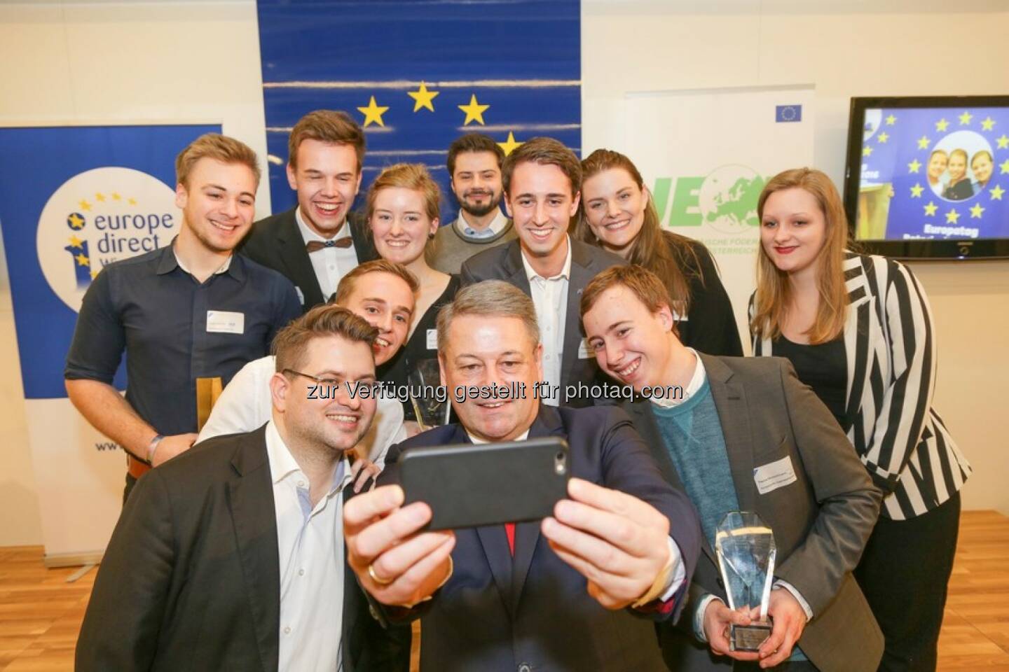 Europe Direct Wien: Europa-Jugend-Empfang mit Bundesminister Rupprechter (Fotocredit: Europäische Föderalistische Bewegung/APA-Fotoservice/Tanzer)