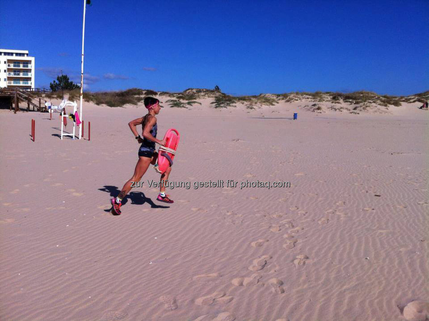 Conny Köpper, Strand, laufen