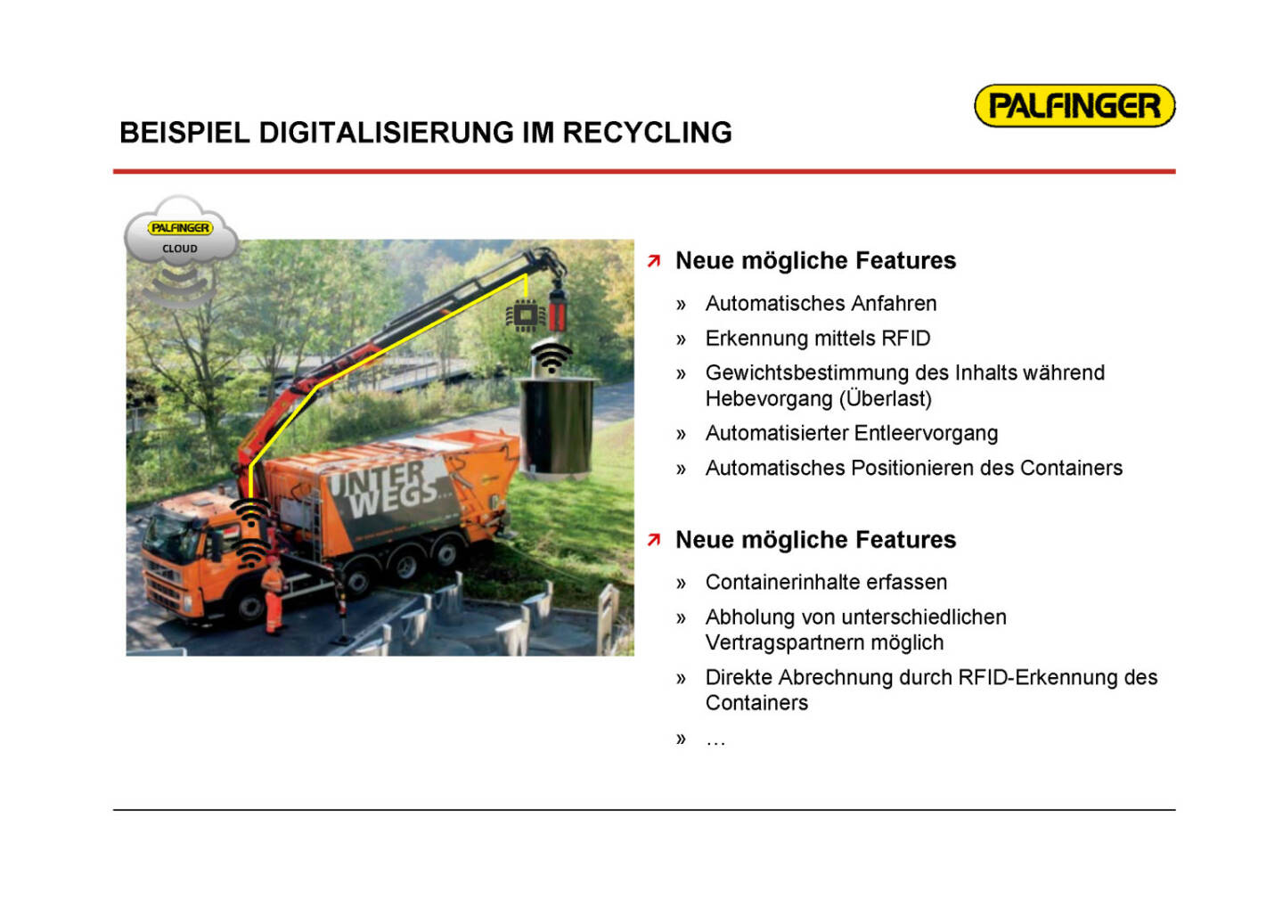 Palfinger - Digitalisierung im Recycling