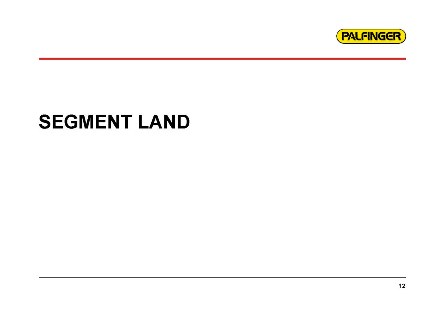 Palfinger - Segment Land