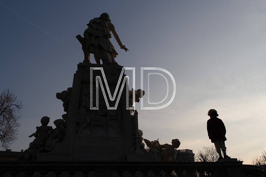 Mozart am Mozartdenkmal, © Martina Draper (10.05.2013) 