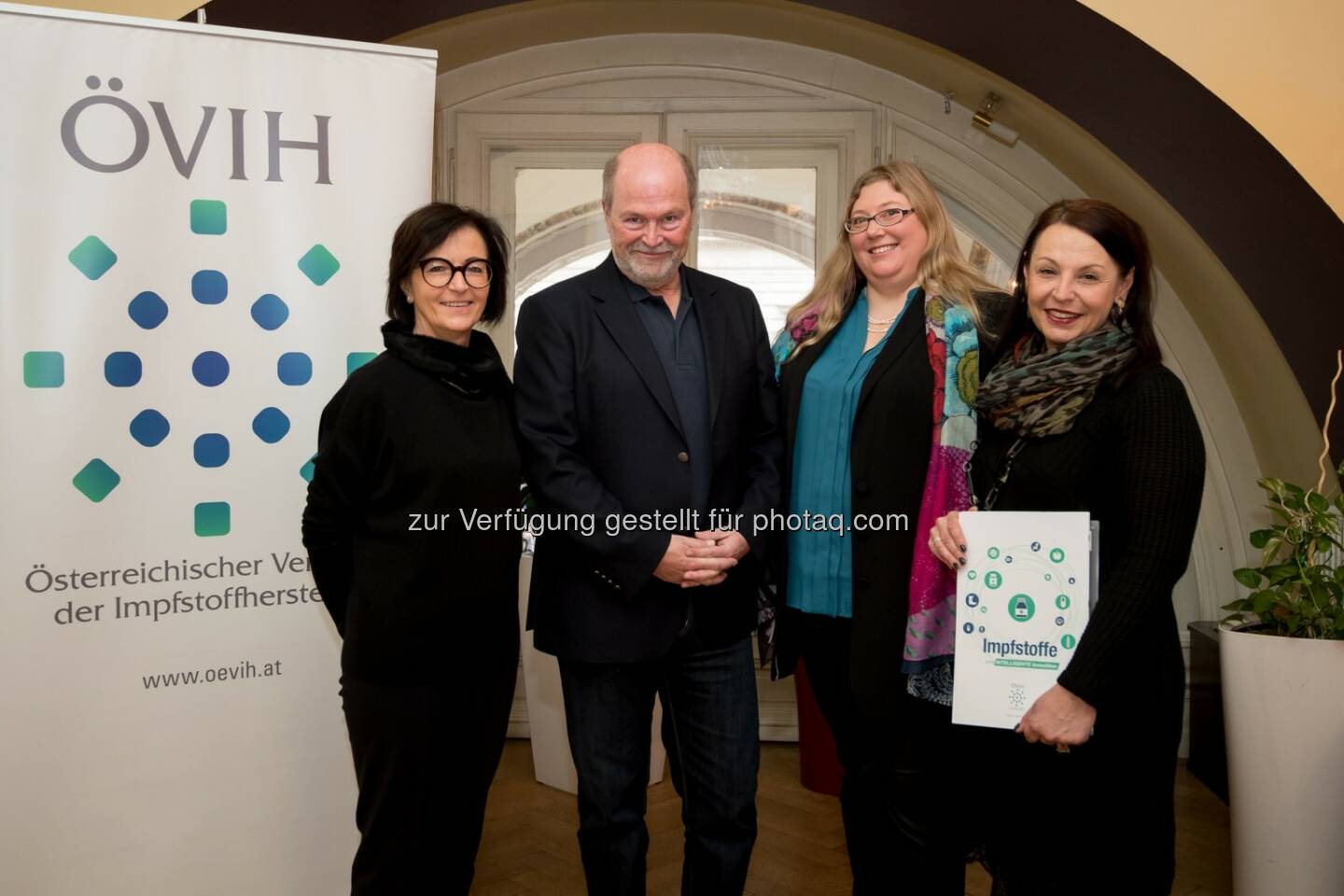 Ursula Köller, Herwig Kollaritsch, Birgit Weinberger, Renee Gallo-Daniel - Österreichischer Verband der Impfstoffhersteller (ÖVIH): Lebenslanges Impfen: Eine notwendige Präventionsmaßnahme (Fotocredit: ÖVIH/APA-Fotoservice/Hörmandinger)